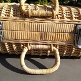 Wicker suitcase