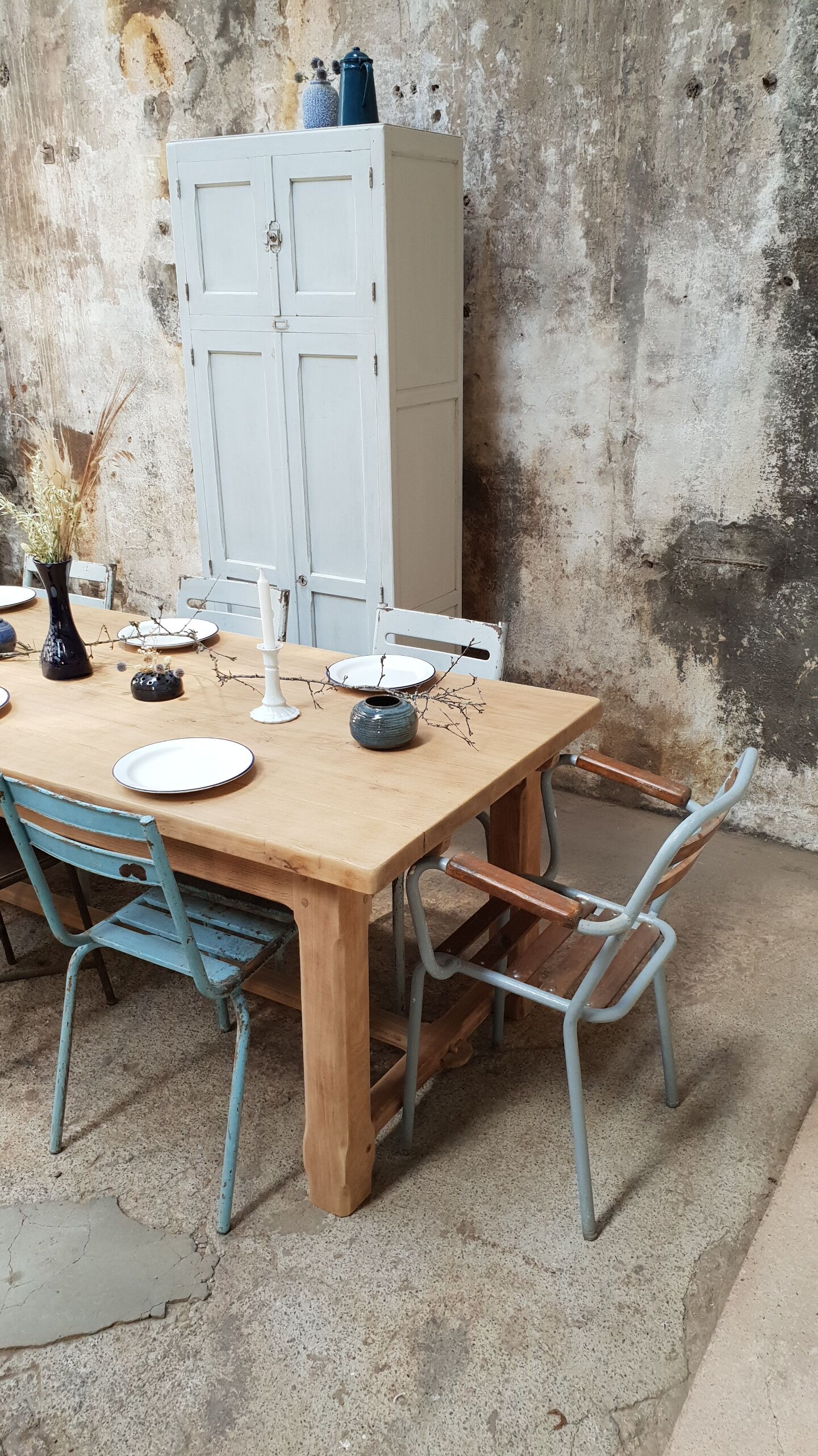 Vintage farmhouse table