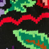 Moldavian carpet with roses made by hand colorful design