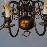Chandelier style Dutch copper 10 lights