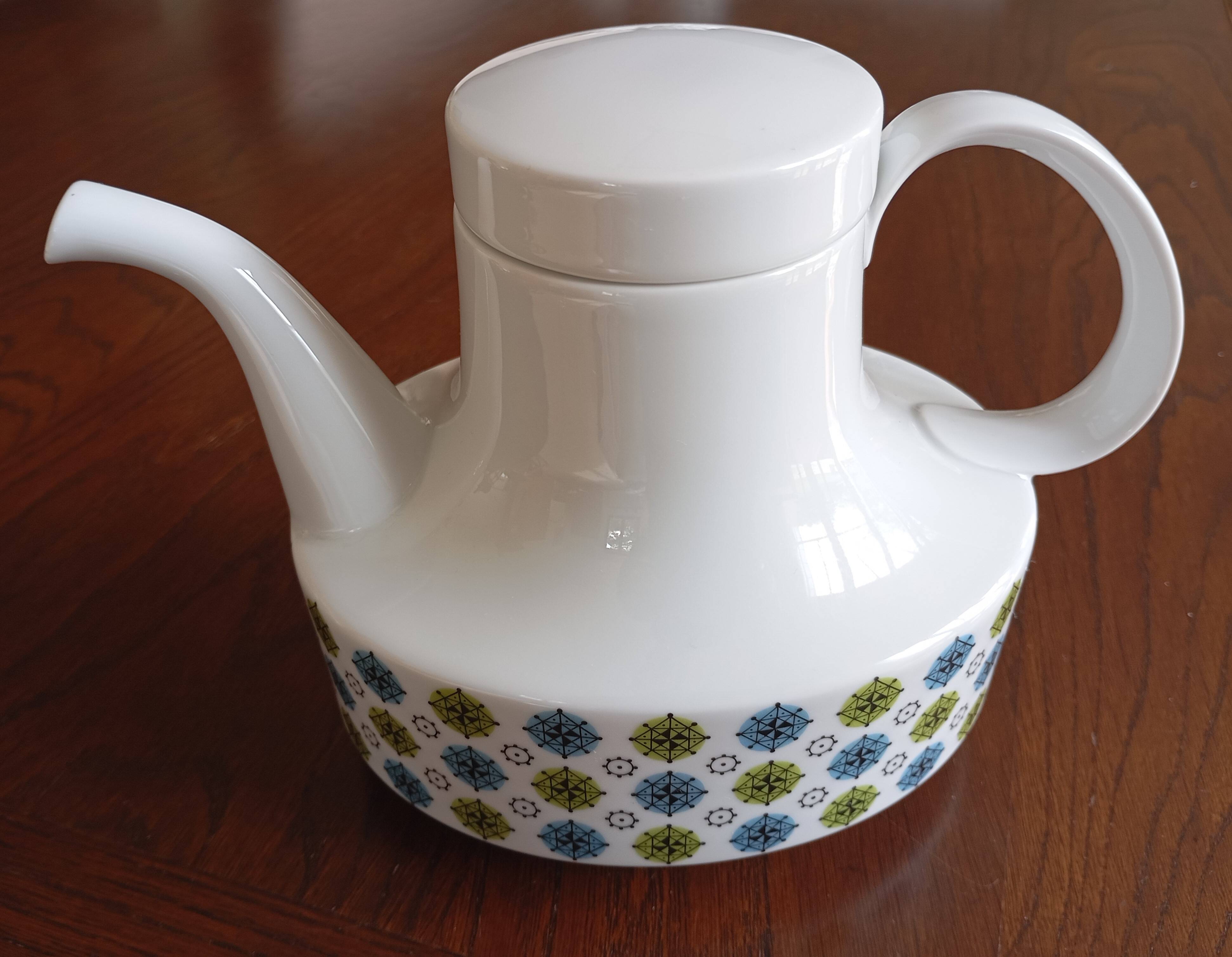 Service 8 cups "Rosette Taïga" Tapio Wirkkala & Ute Schröder for Rosenthal, ca 1970