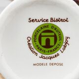 Porcelain ceramic milk pot from Paris d'Auteuil
