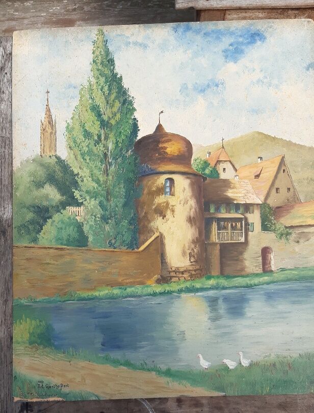 Oil on panel by Arthur Gerthoffert