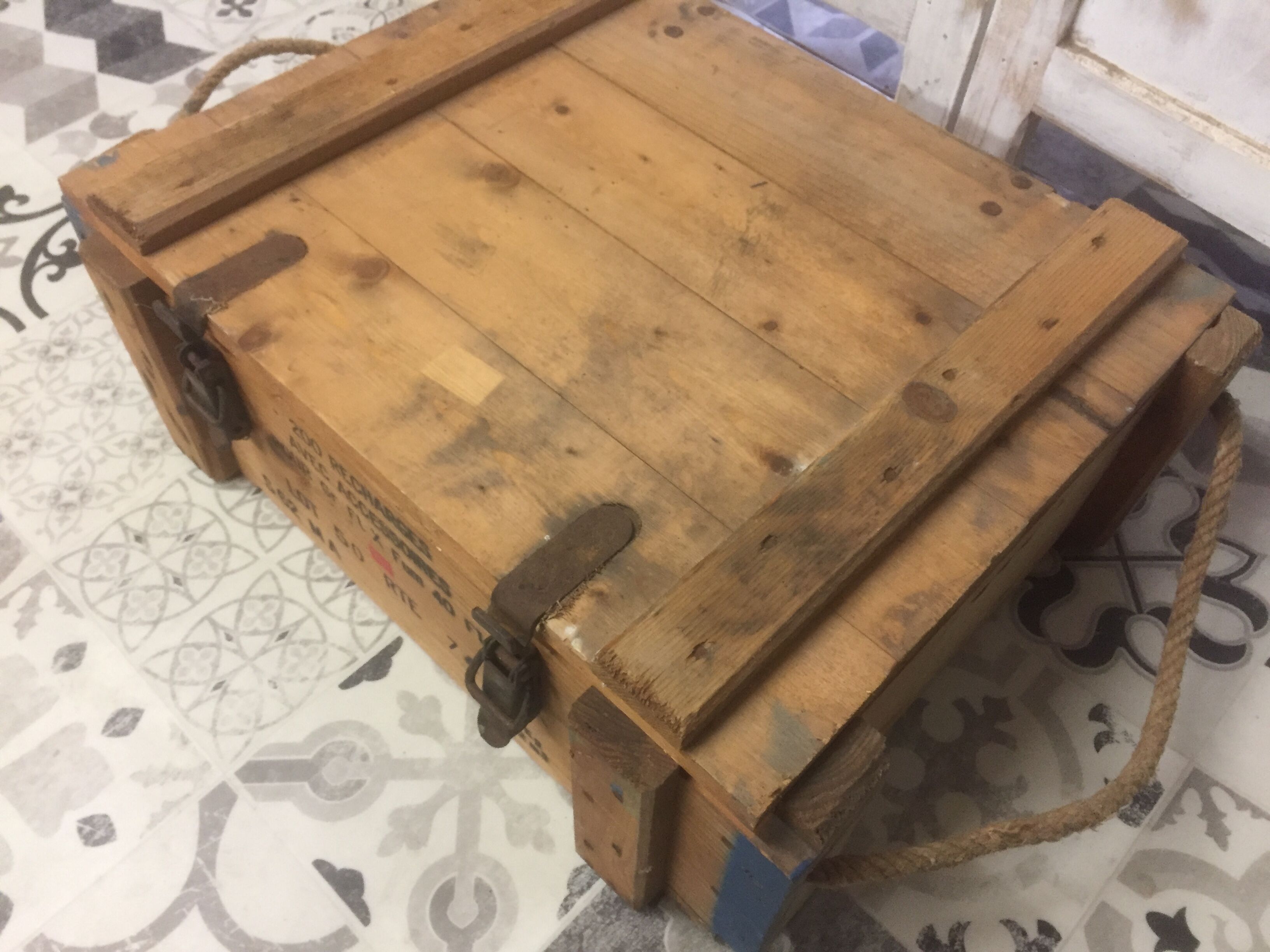 Former ammunition box