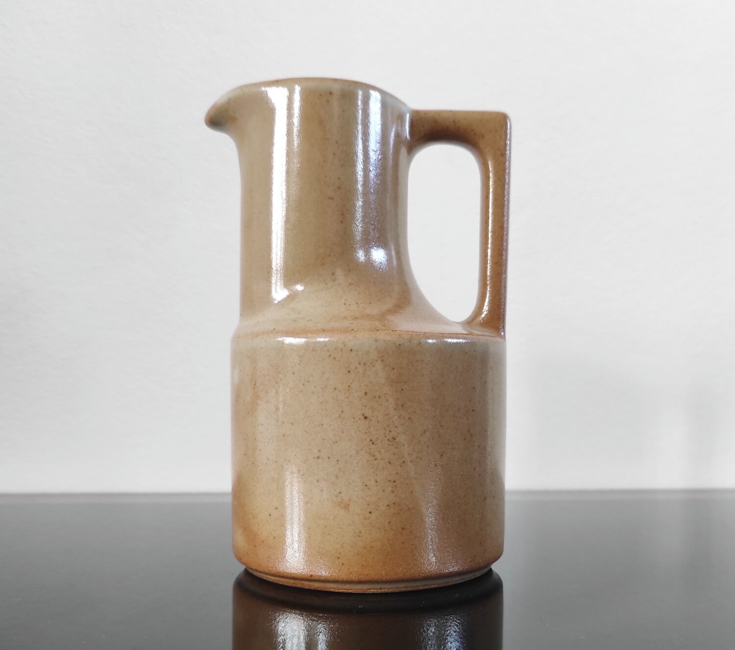 Small vintage stoneware jug from France Brenne - 1970s