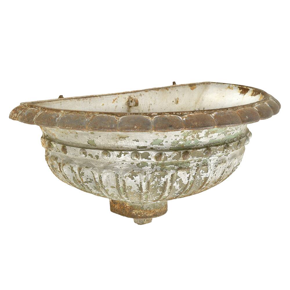 Pair of Medici cast iron wall-mounted basins