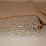 Pair of vintage glass and gold sconces