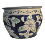 Blue flowerpot