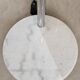 Arc floor lamp with marble base design