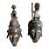 West African Baule Mblo Carved Wooden Masks (1970-1980)