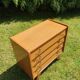 Compass feet chest of drawers