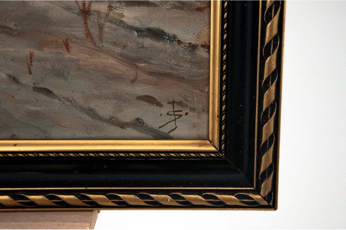 Painting "Winter village"