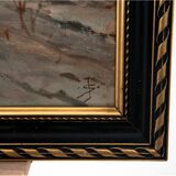 Painting "Winter village"