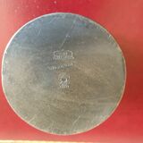 Tin candle holder for large candle