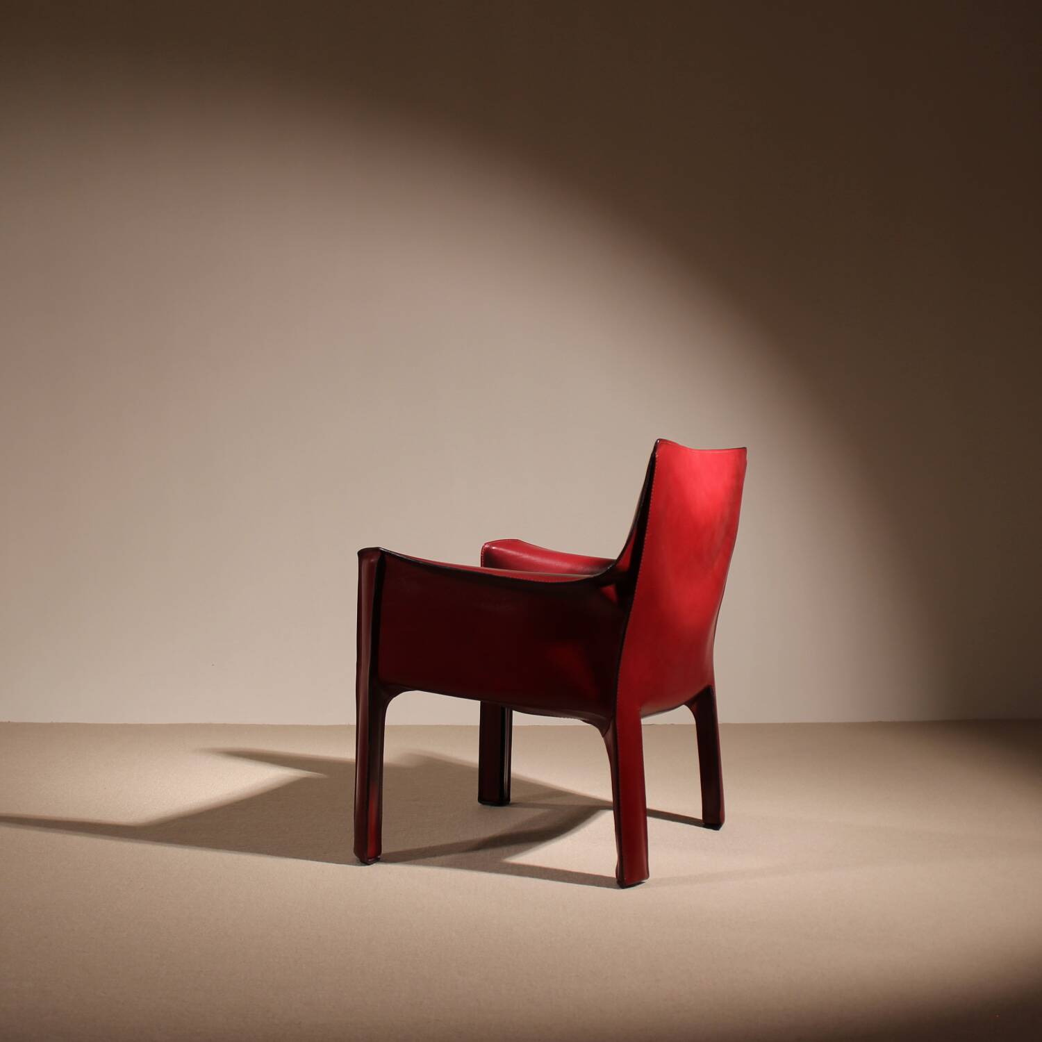 Fauteuil en cuir 'CAB 414' par Mario Bellini pour Cassina | Italie 1982