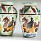 Vases vintage italy motif dragon