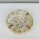 Round travertine ashtray, vintage