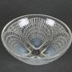 Lalique France opalescent scallop bowl numbered 3204