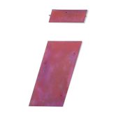 Letter to sign vintage metal 'I '.