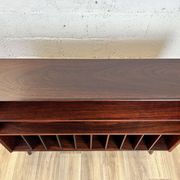 Vintage Scandinavian rosewood bookcase by Brouer, 1960s