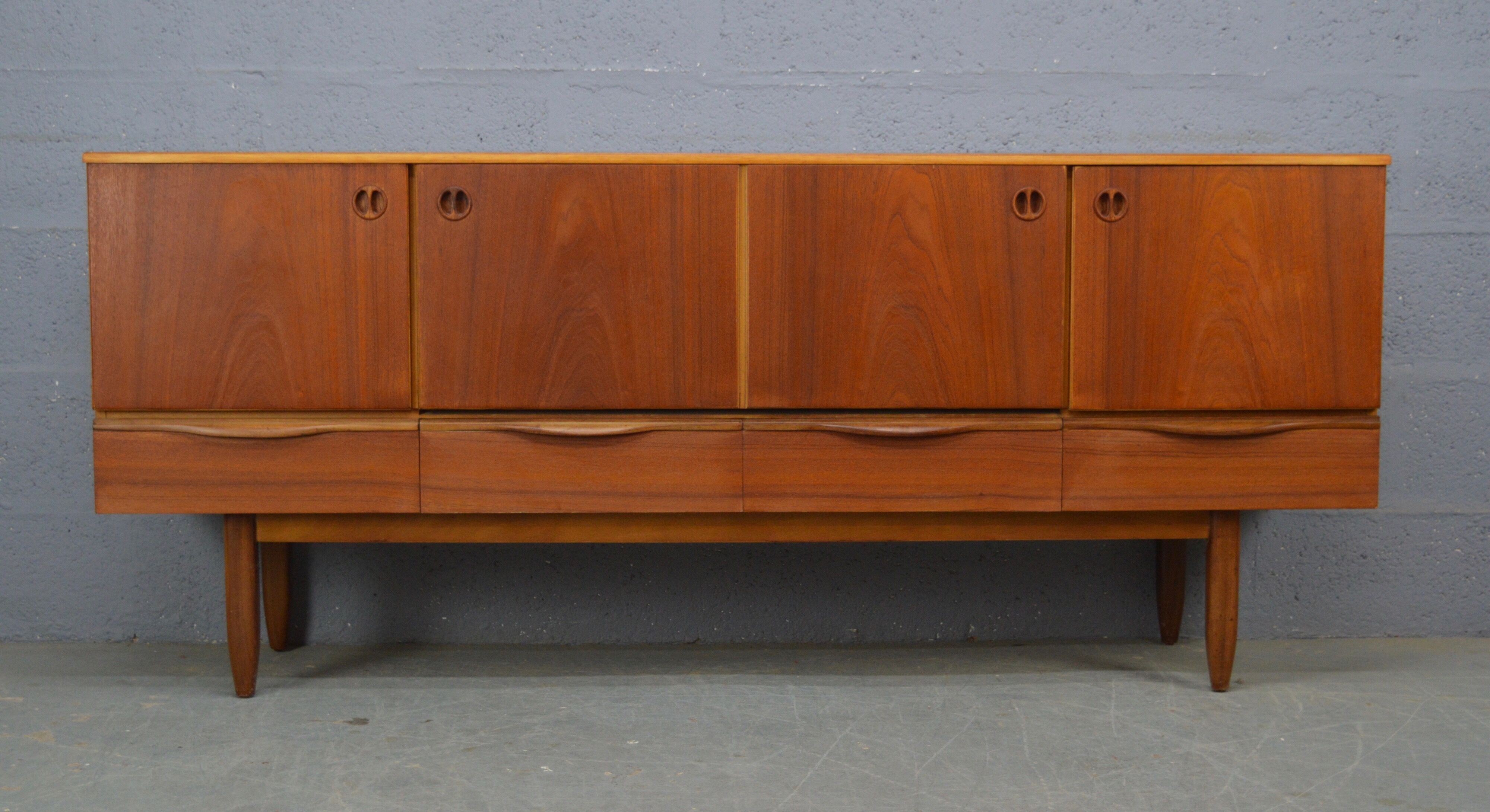 Mid Century Vintage Teak Sideboard