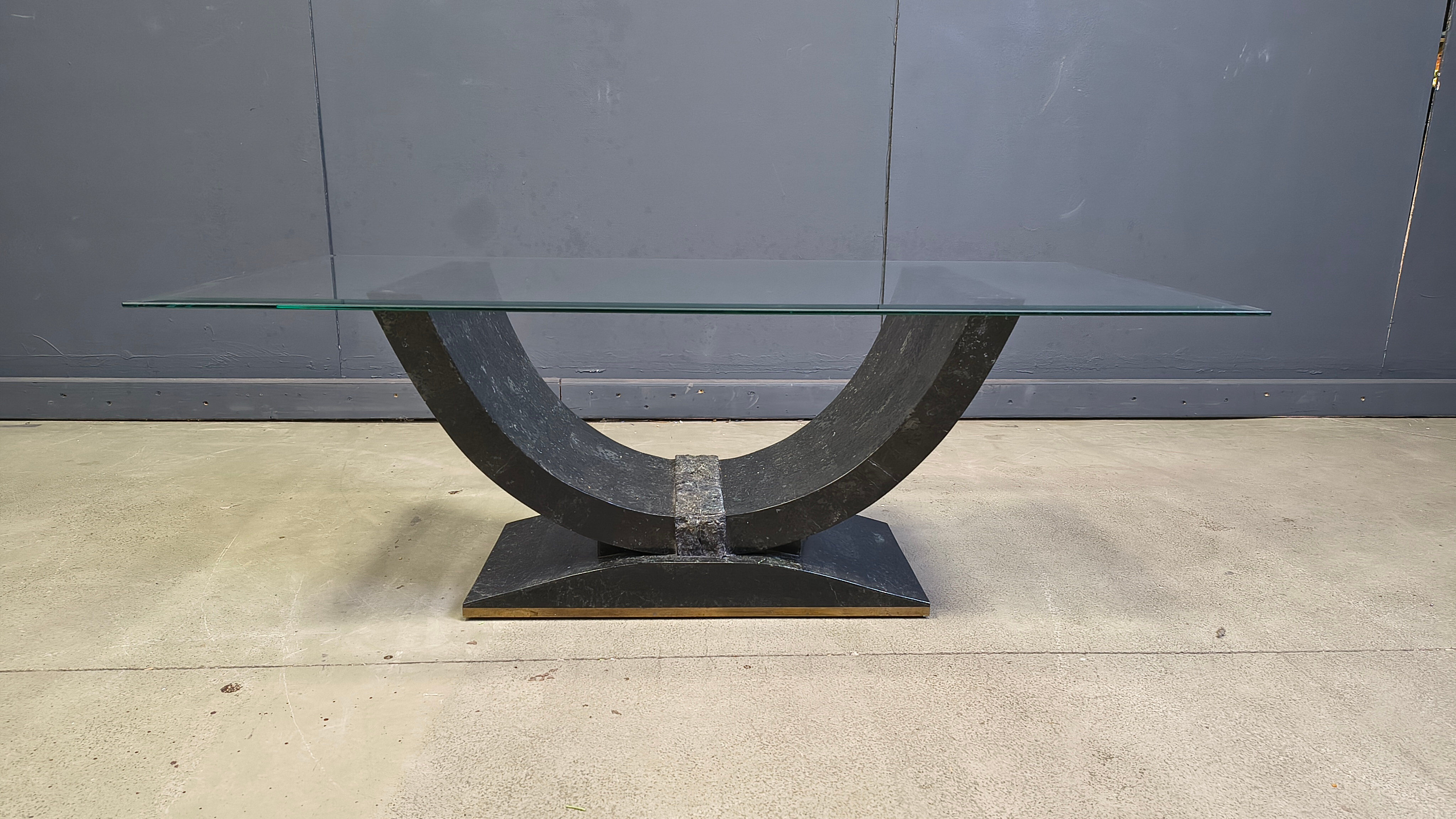 Vintage tessellated coffee table by Maitland Smith, 1980s