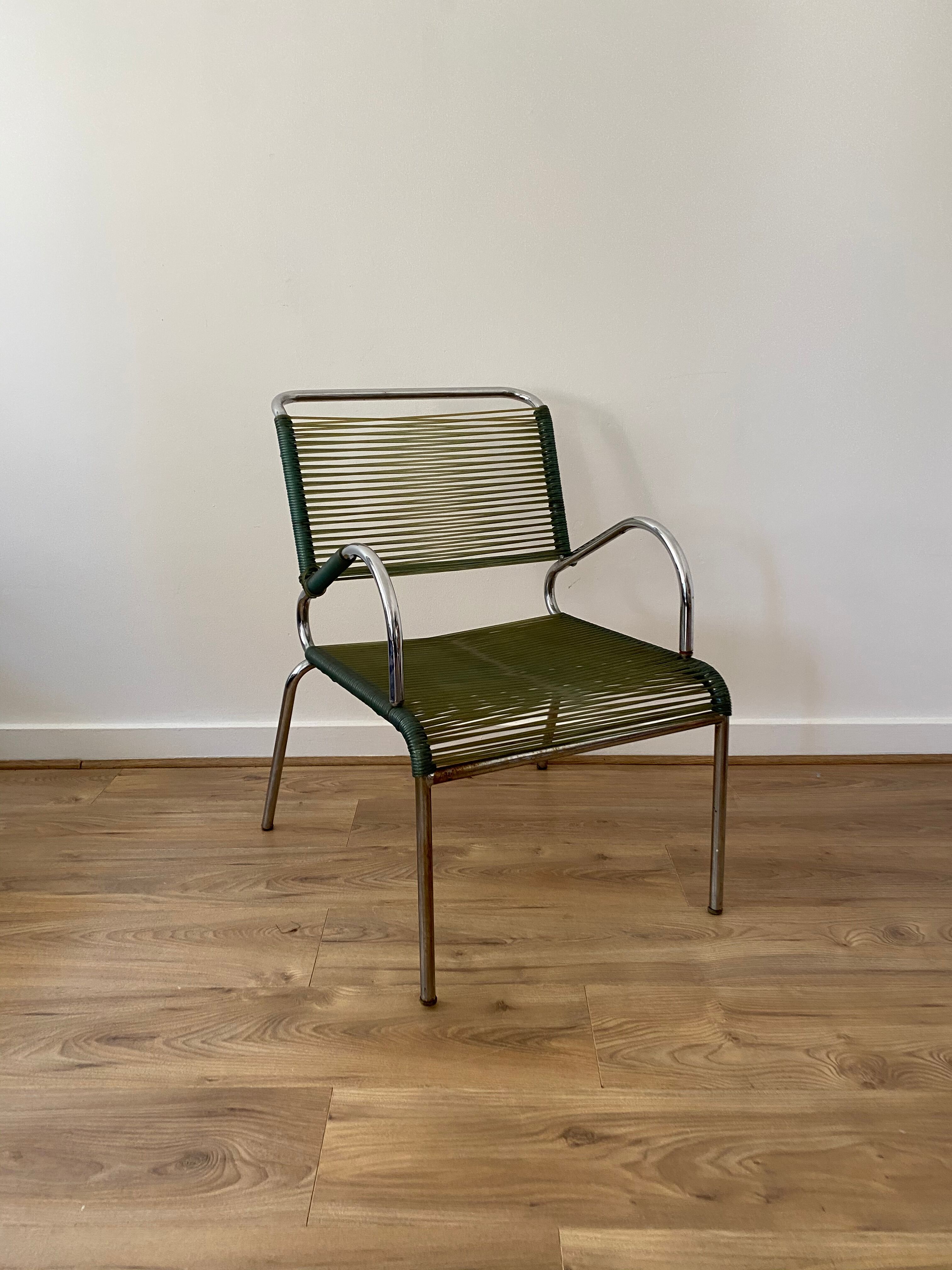 Vintage scoubidou armchair