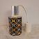 Moulded glass pendant with geometric design – 1960s