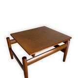 Table basse carrée suédoise, années 1960.