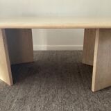 Travertine coffee table from the 70s