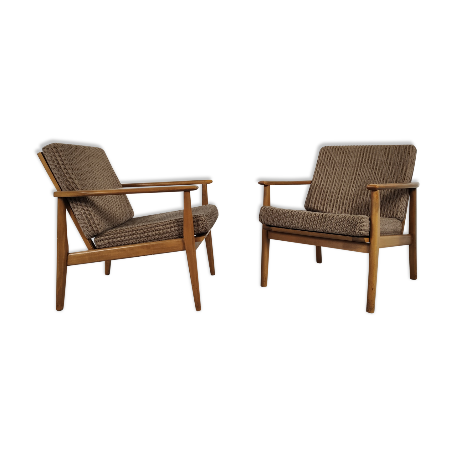 Pair of vintage Scandinavian armchairs
