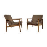 Paire de fauteuils scandinave vintage