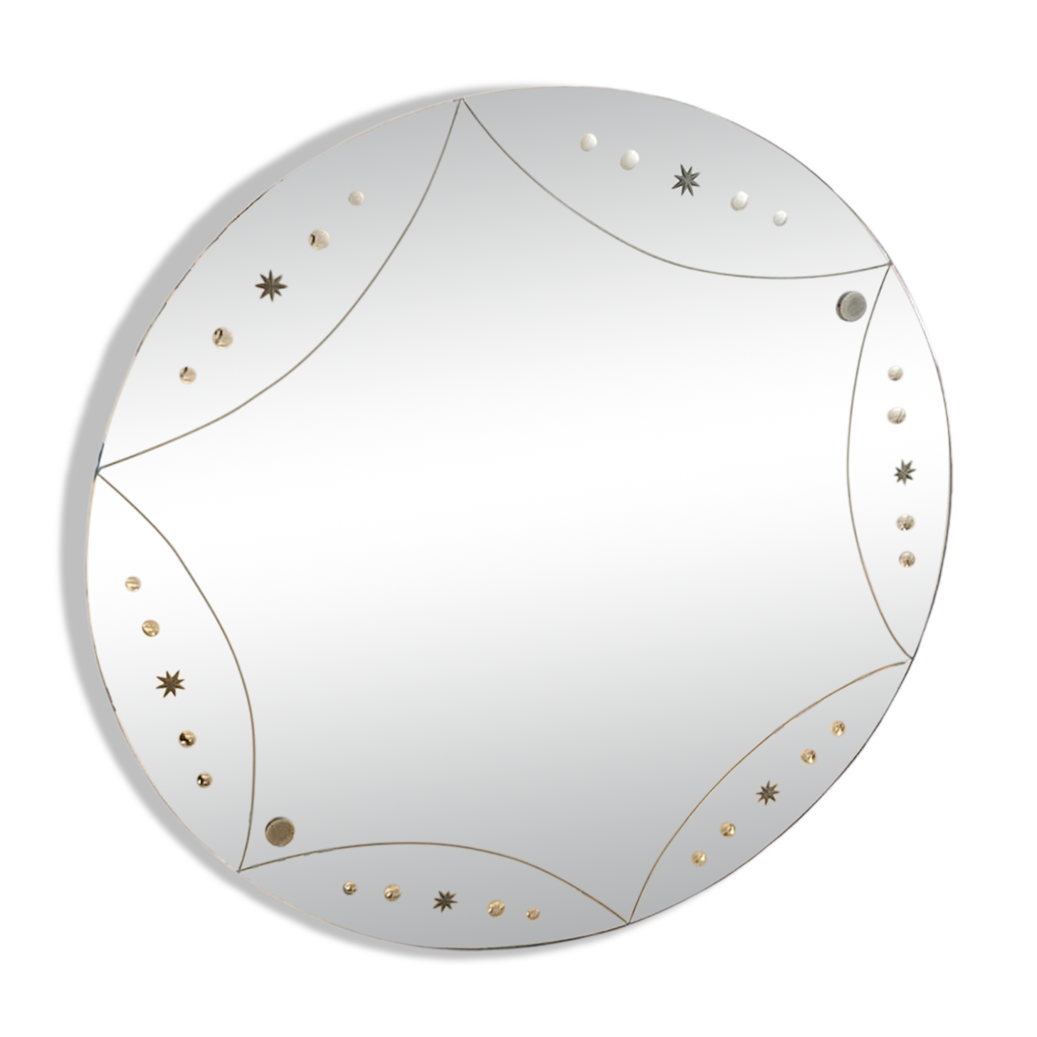 Engraved mirror 'Venetian'