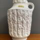 Vase en lave blanche épaisse de Carstens, Allemagne de l'Ouest, modèle 222-20, années 1970