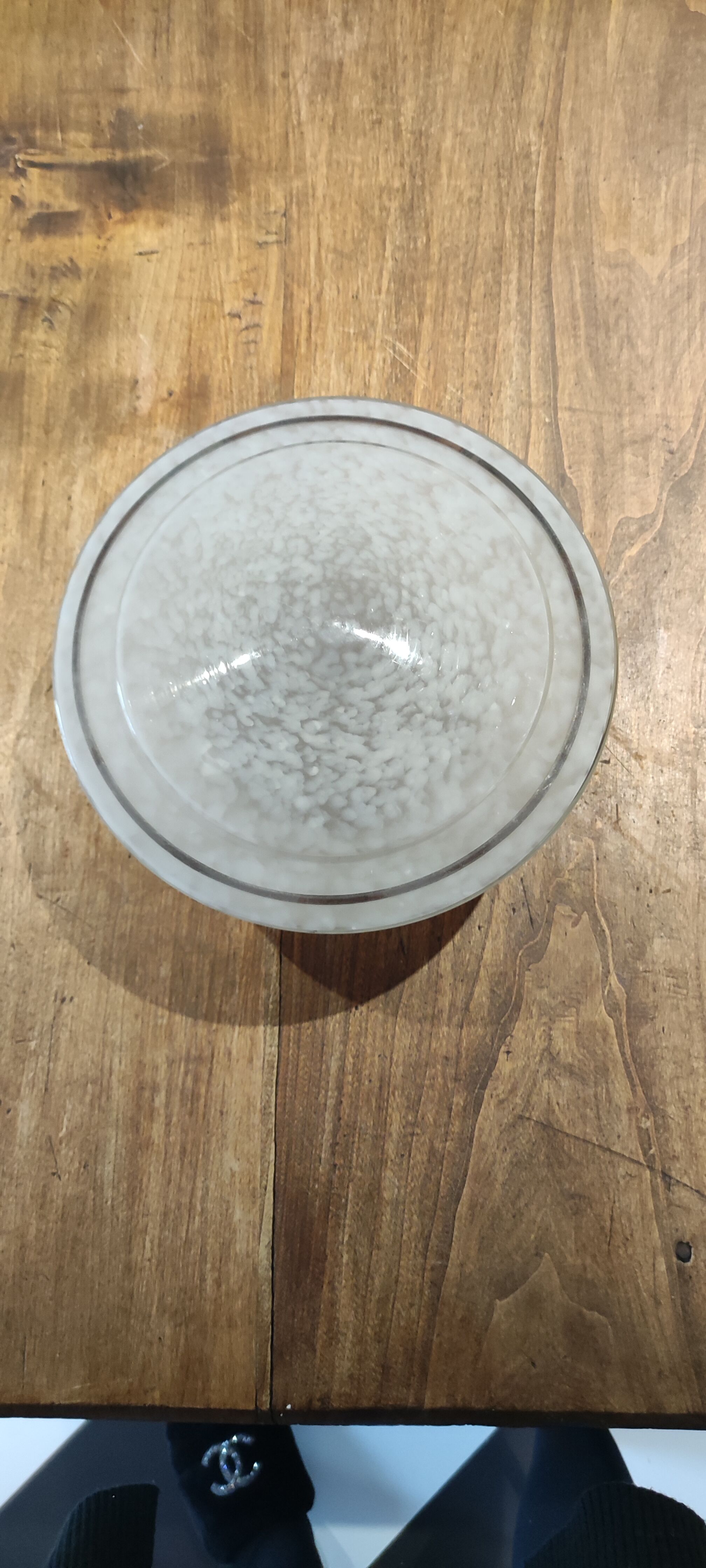 Vintage ceiling lamp/glassware from Clichy