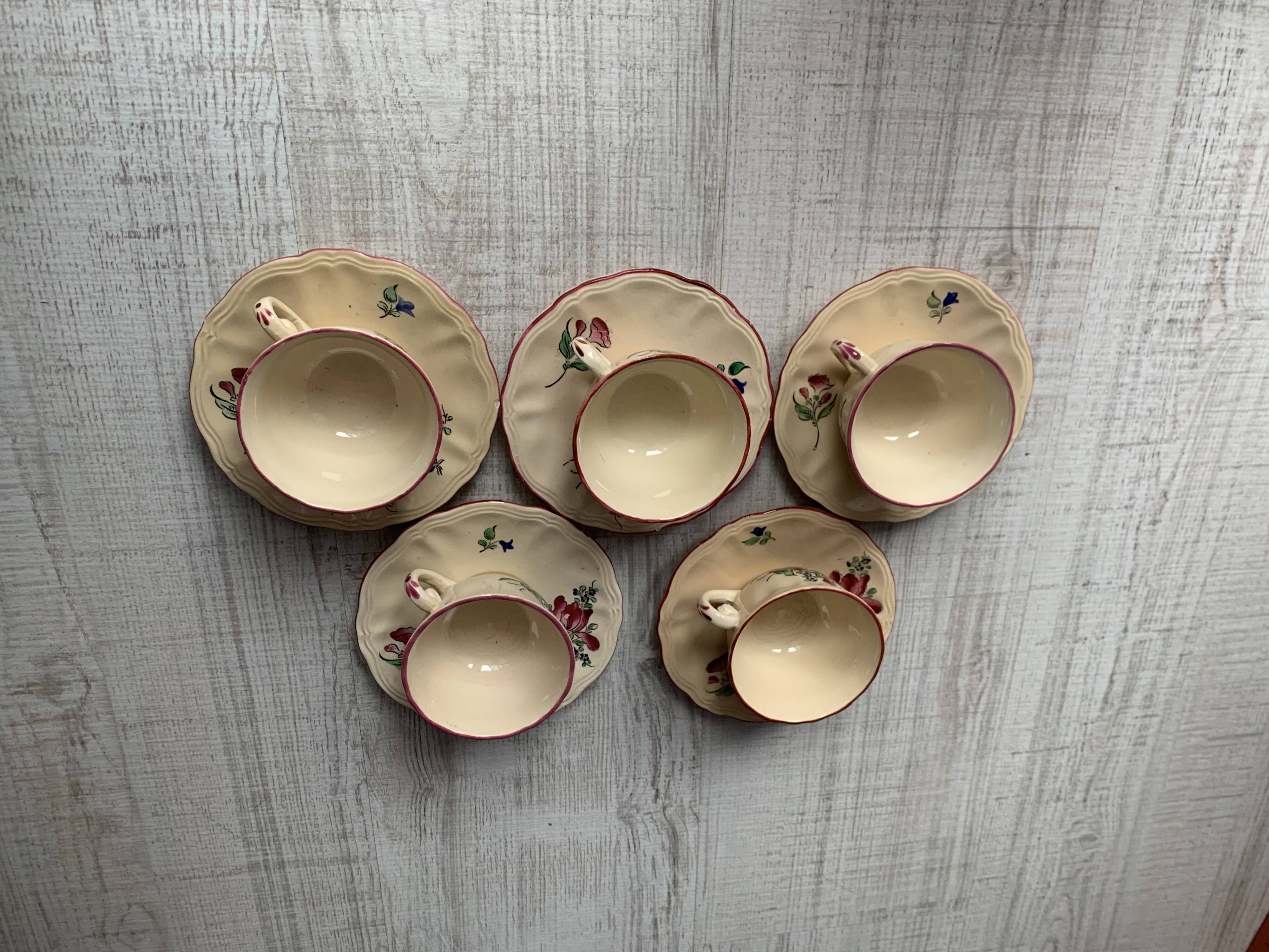 Luneville Floral Coffee Set