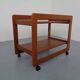 Large teak bar cart from Tarm Stole Møbelfabrik, Denmark, 1960s.