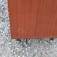 Pair of vintage mahogany sideboards with square metal legs from the 60s