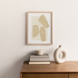 Painting on paper dated and signed Eawy frameless M270