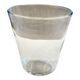 Elegant Oval Vase or Tealight Holder in Crystal Glass Decorative Art