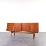 Buffet en teck danois du milieu du siècle, années 1960.