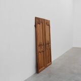 Pair of two Antique French Provincial hand carved doors, ca. 1880