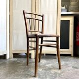 Wooden bistro chair and canning