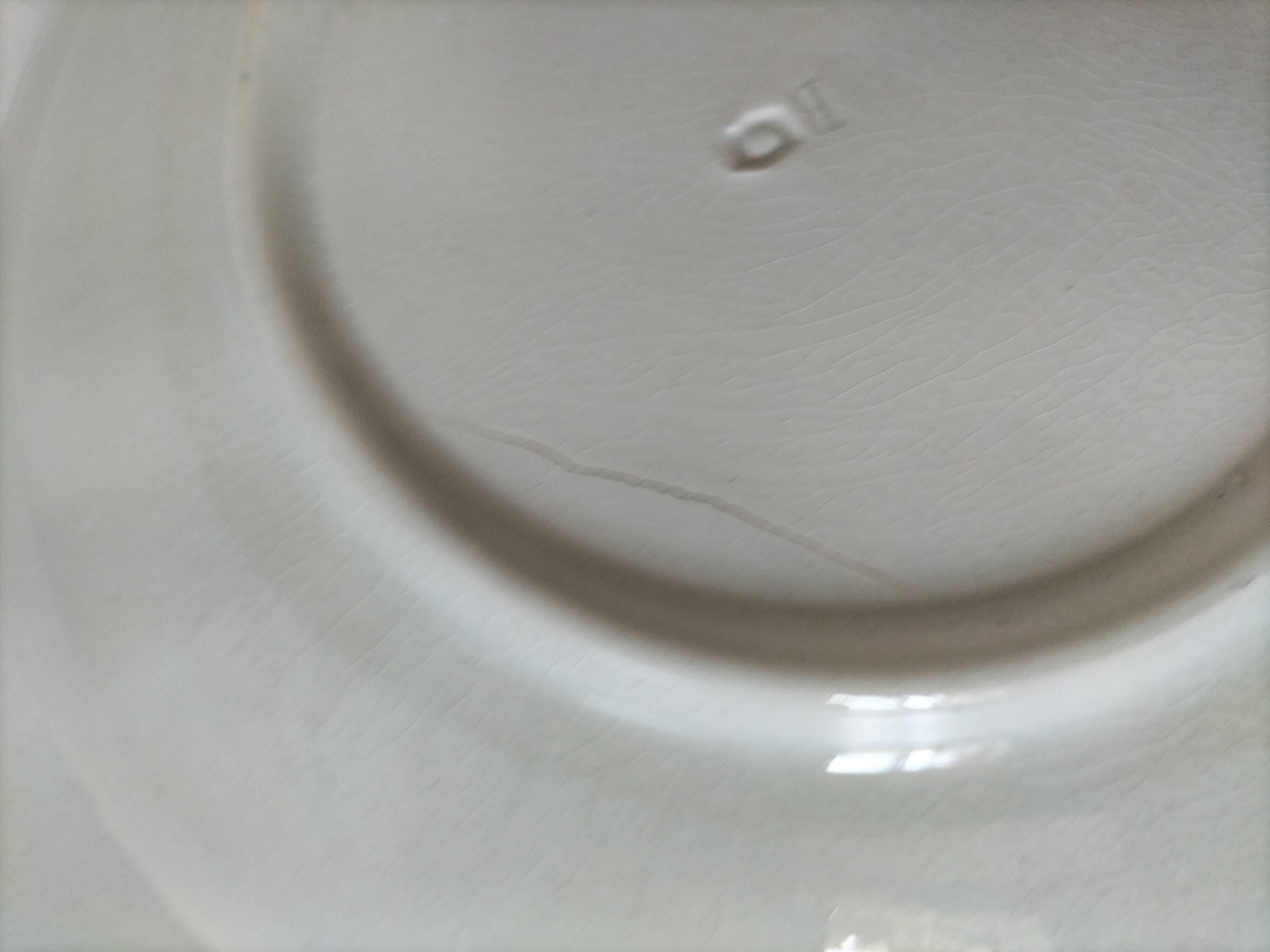 dish and 4 dessert plates K and G Lunéville