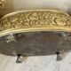 Old repoussé brass planter