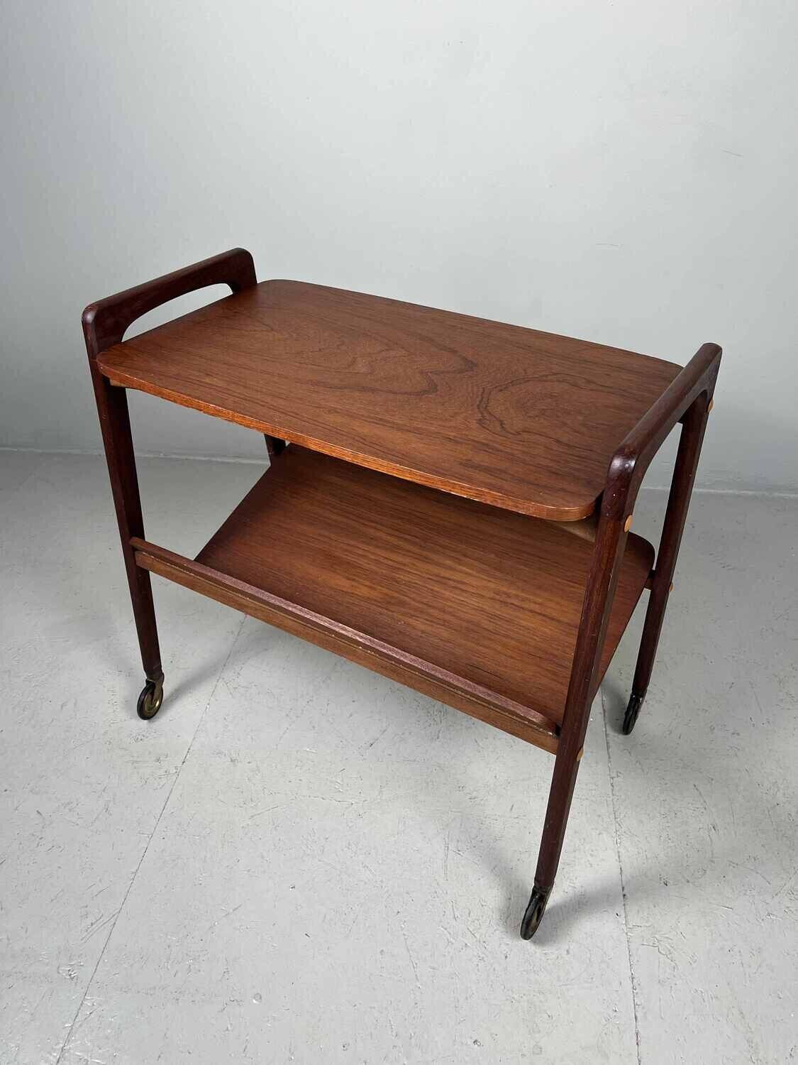 Vintage wooden trolley