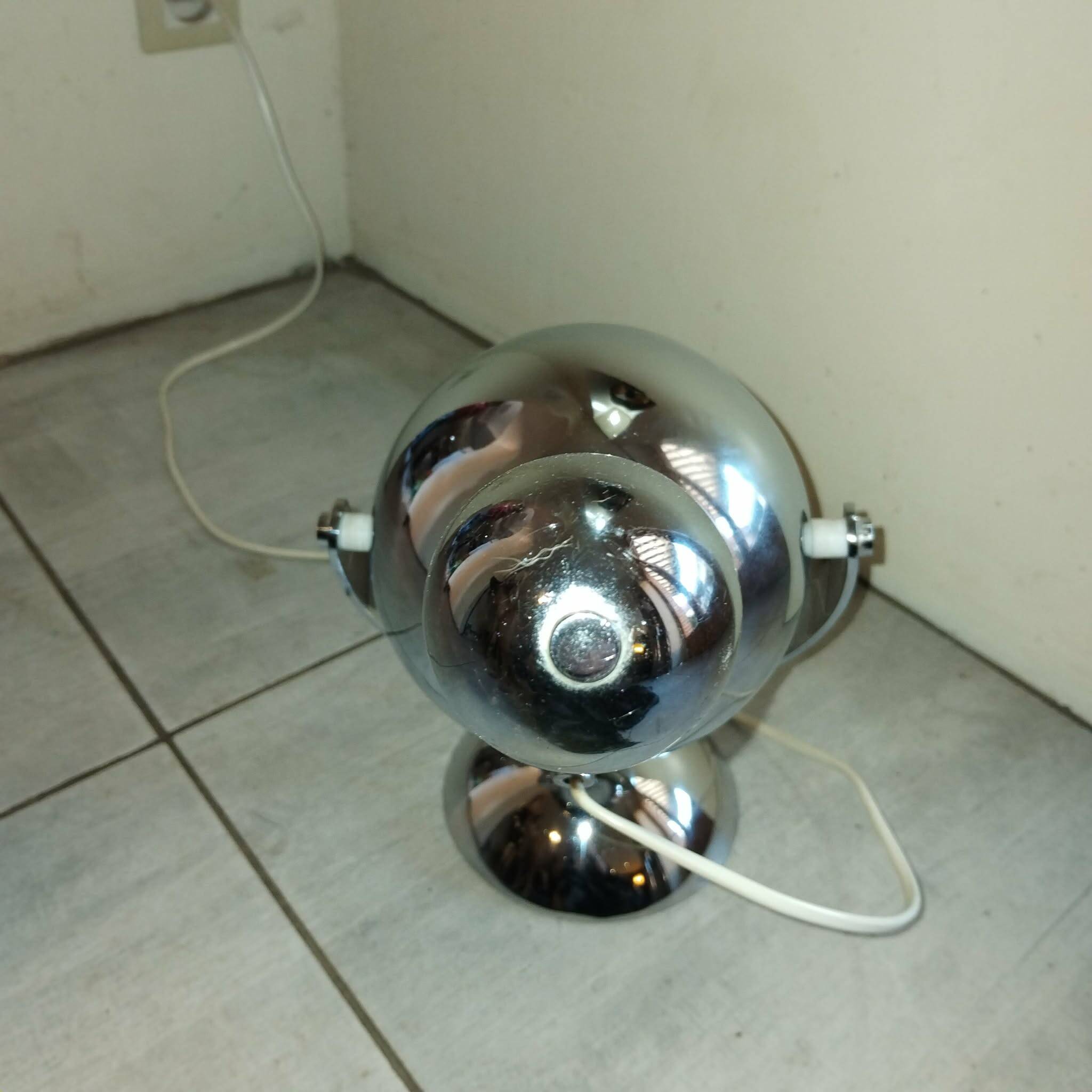 Lampe à poser EYE BALL années 70