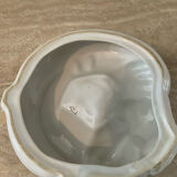 Vintage pocket vacuum duo in glazed ceramic