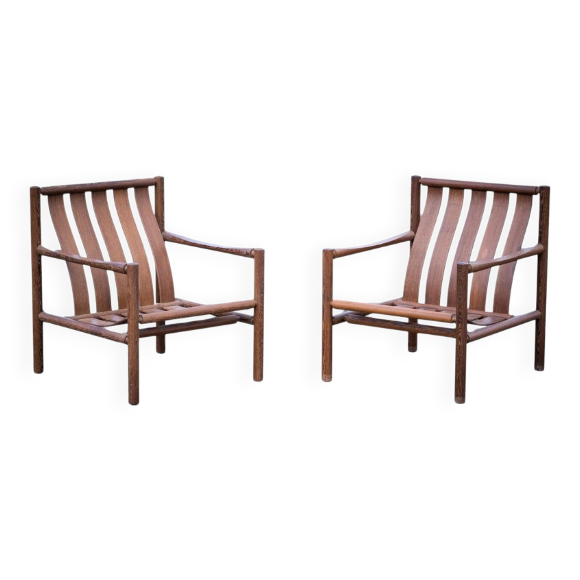 Fauteuils en Wengé par Jørn Nilson, Danemark, 1966, Set de 2