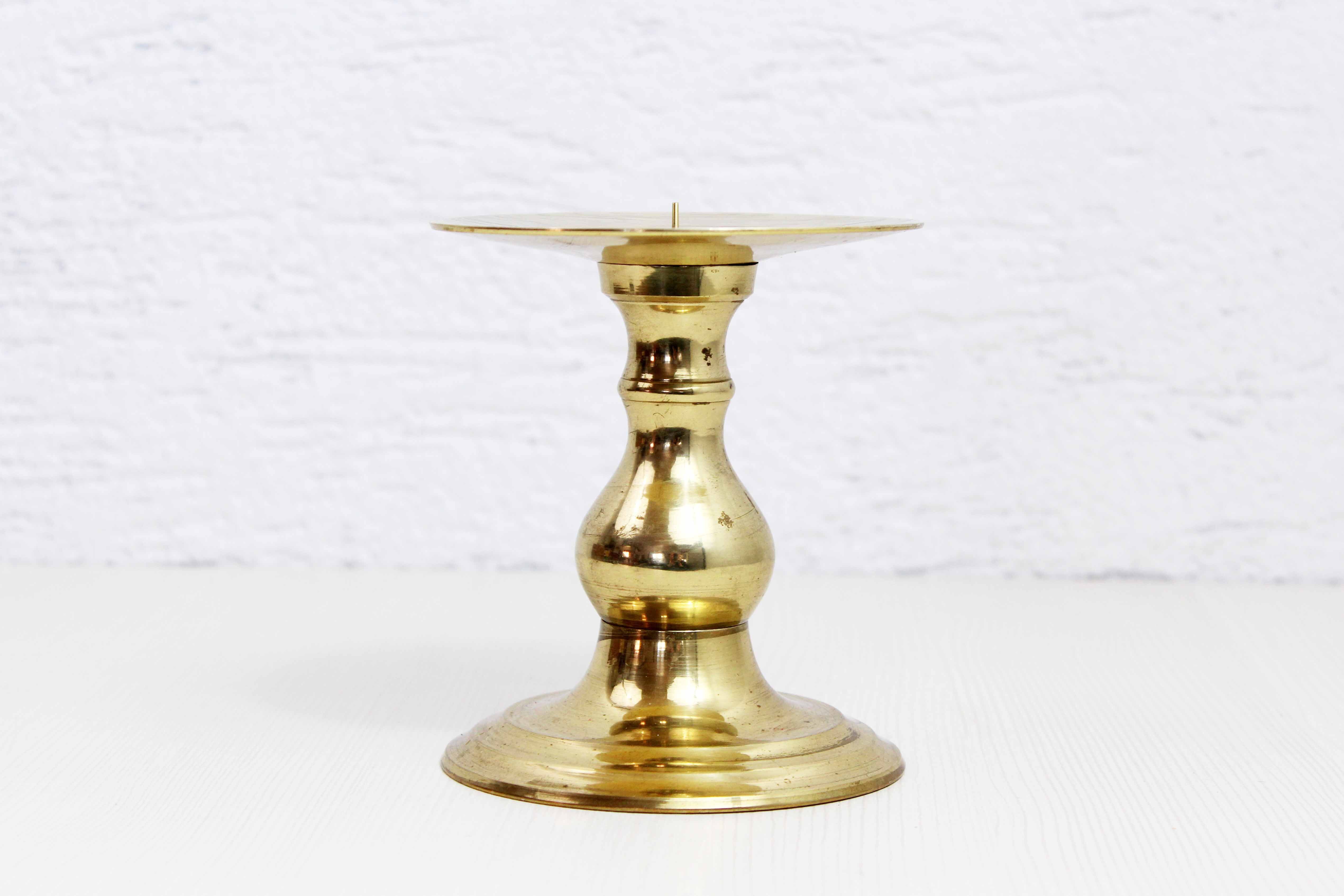Brass candlestick